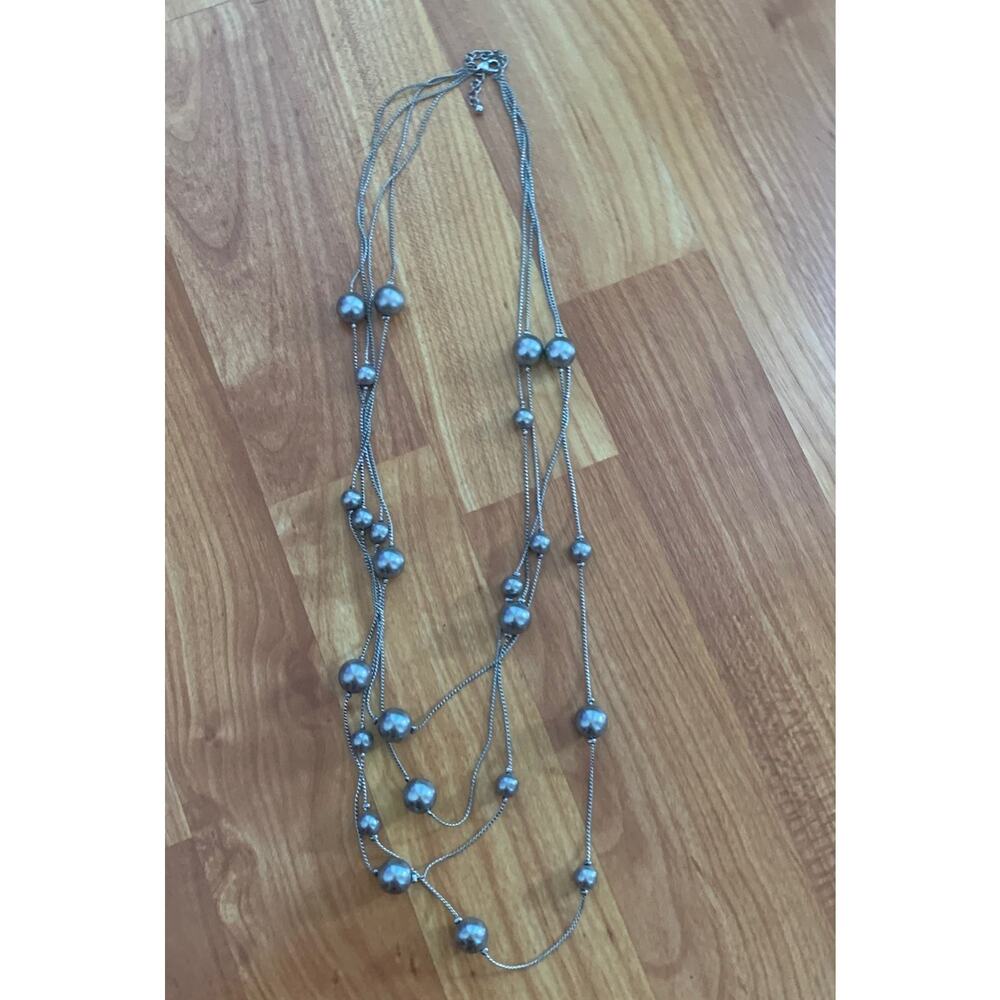 Grey Pearls‎ Necklace